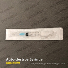 Medical Auto Disable Safety Syringe